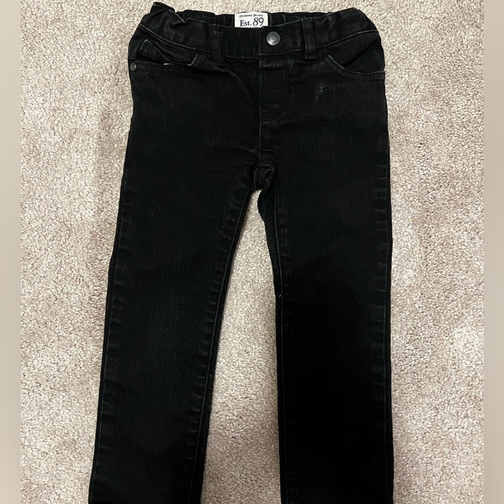 Toddler Black Skinny Jeans